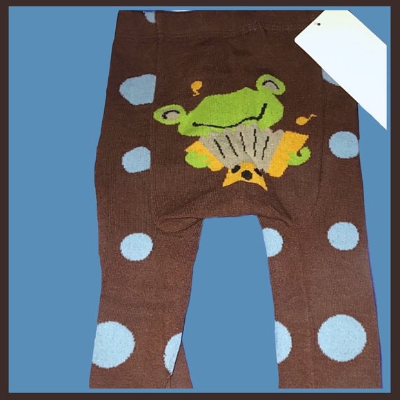 Polka Dot Frog Leggings / Tights NWT - Picture 2 of 5